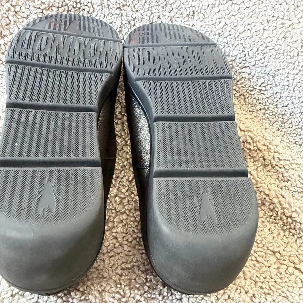 Fly London Women's Slip-on Wedge Numa570FLY Graphite EU Size 41 / US Size 10